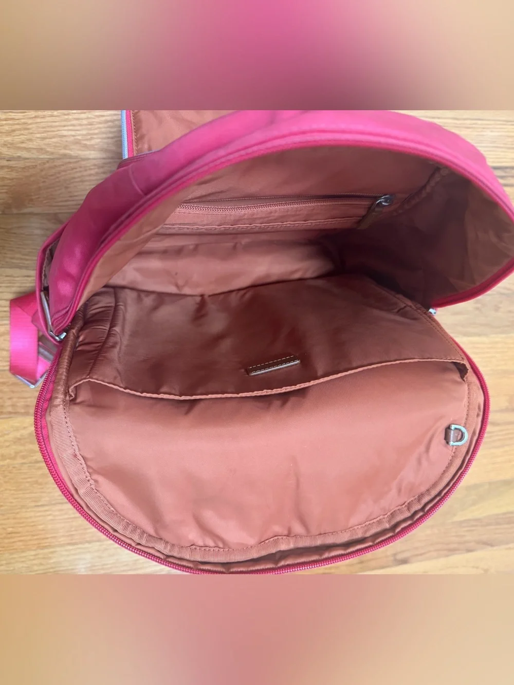 Tumi Hot Pink Compact Backpack